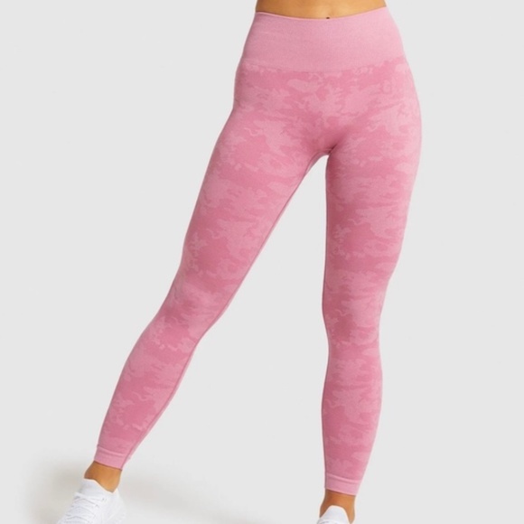Gymshark Adapt Pink Camo Seamless High Rise Leggings ONLY - Picture 2 of 8